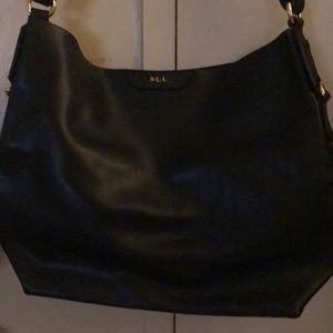 Lauren Ralph big black tote bag
